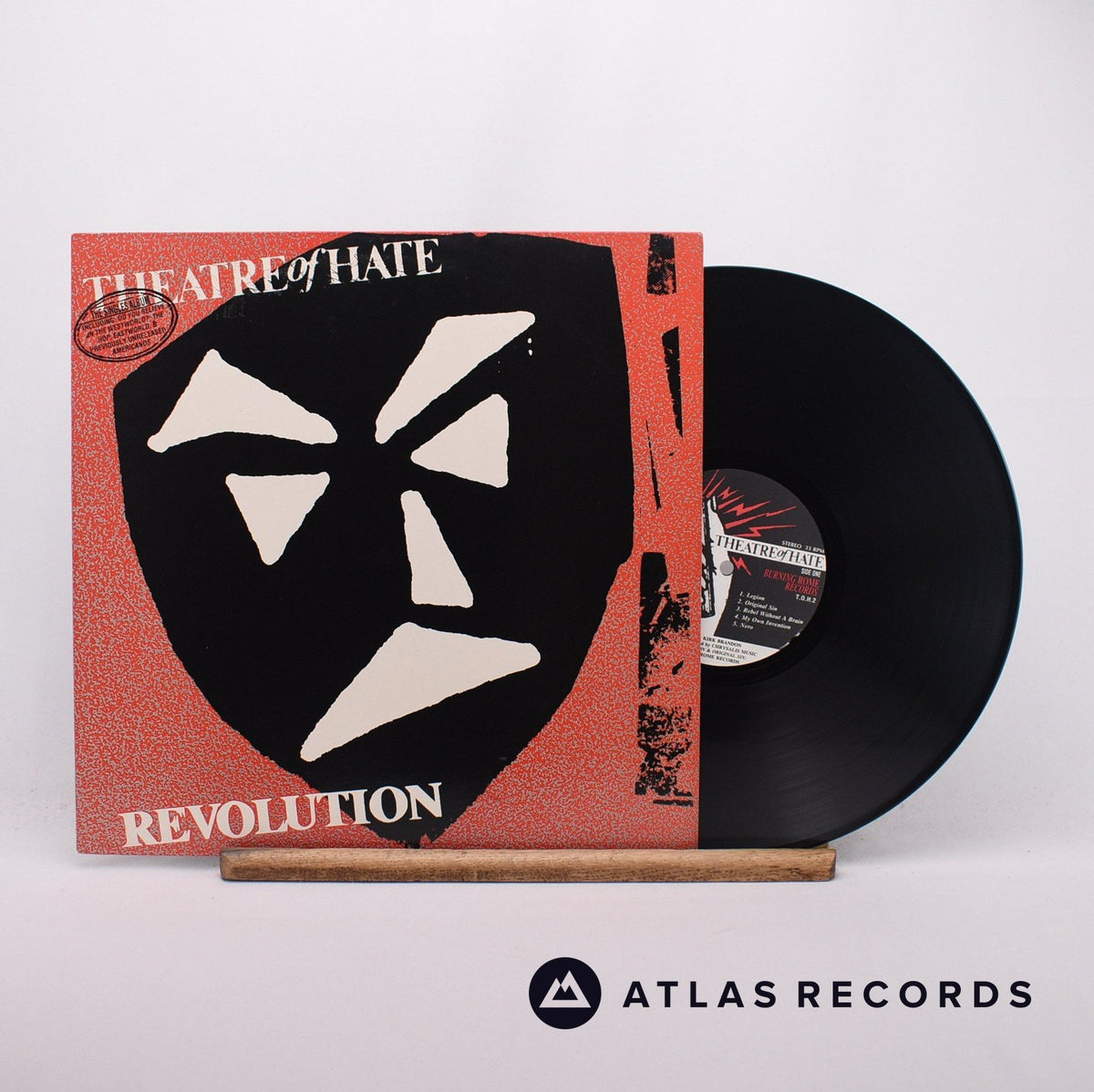 Theatre Of Hate Revolution LP Vinyl Record - Front Cover & Record