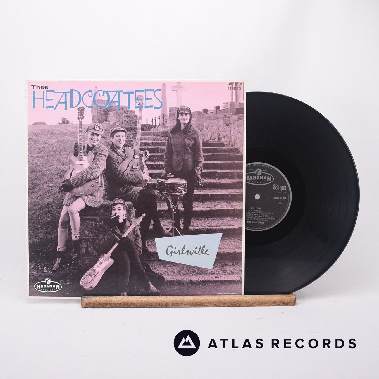 Thee Headcoatees Girlsville LP Vinyl Record - Front Cover & Record