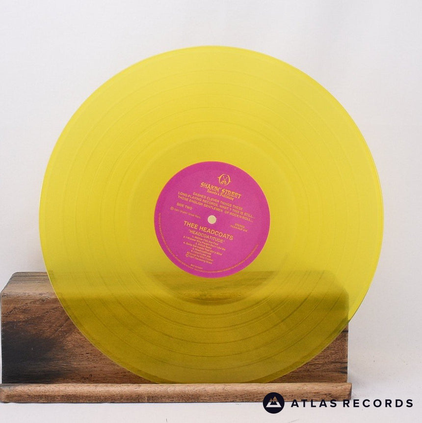 Thee Headcoats - Headcoatitude - Yellow Transparent LP Vinyl Record - EX/NM
