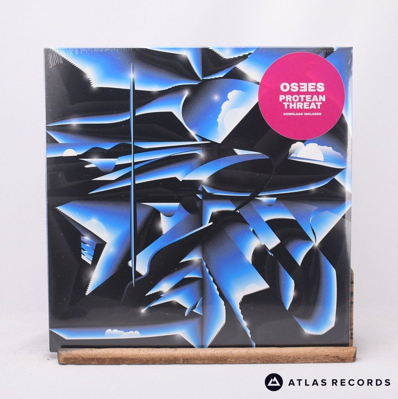 Thee Oh Sees Protean Threat LP + CD Vinyl Record - Front Cover & Record