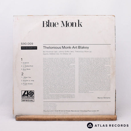 Thelonious Monk - Blue Monk - Reissue Stereo LP Vinyl Record - VG+/VG+