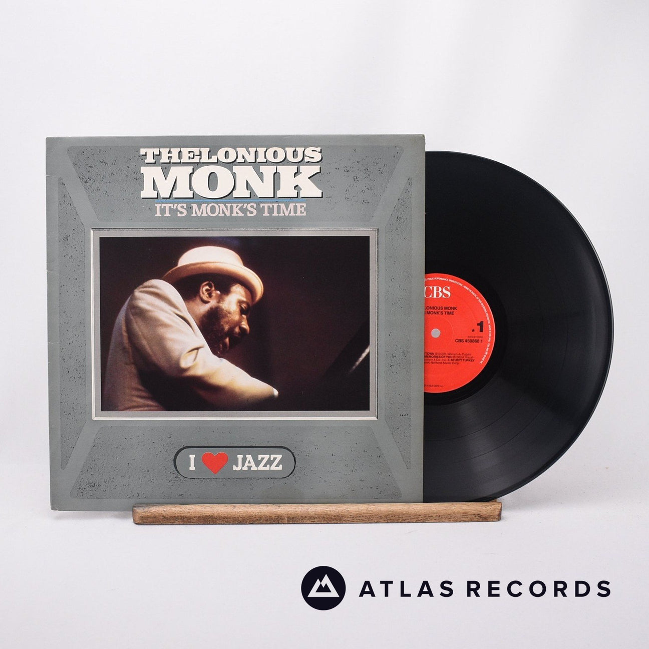Thelonious Monk It's Monk's Time LP Vinyl Record - Front Cover & Record