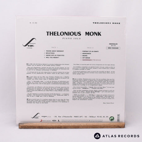 Thelonious Monk - Piano Solo - Reissue Remastered Sealed LP Vinyl Record - NEW