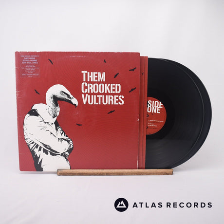 Them Crooked Vultures Them Crooked Vultures 2 x LP Vinyl Record - Front Cover & Record