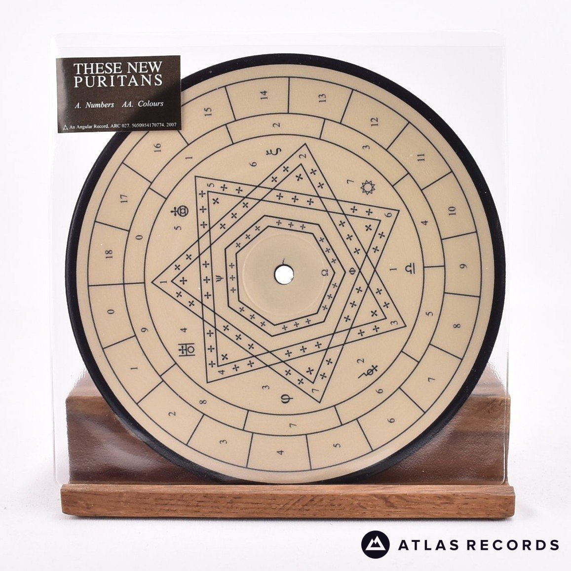 These New Puritans Numbers 7" Vinyl Record - Front Cover & Record