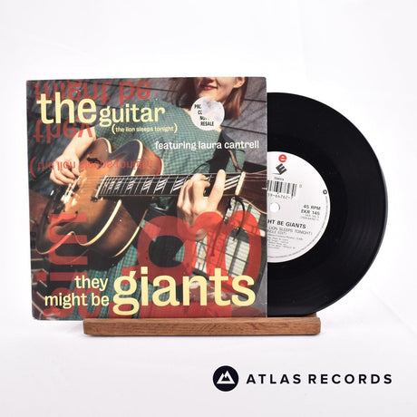 They Might Be Giants The Guitar 7" Vinyl Record - Front Cover & Record