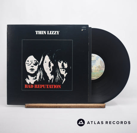 Thin Lizzy Bad Reputation LP Vinyl Record - Front Cover & Record