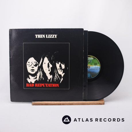Thin Lizzy Bad Reputation LP Vinyl Record - Front Cover & Record
