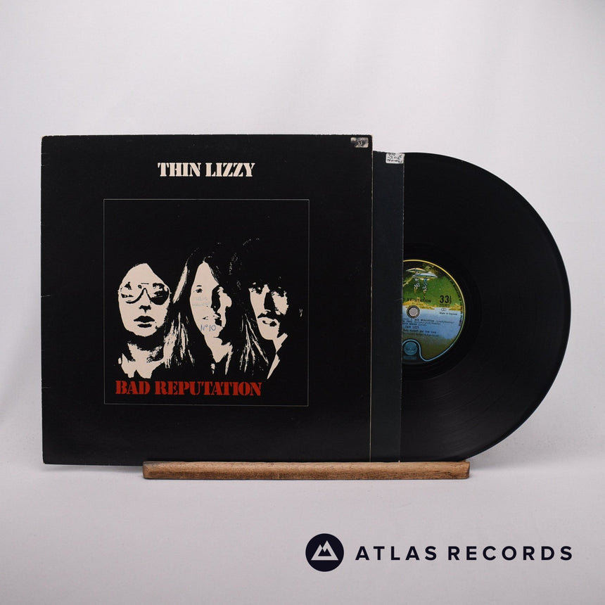 Thin Lizzy Bad Reputation LP Vinyl Record - Front Cover & Record