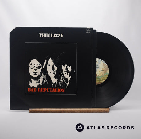 Thin Lizzy Bad Reputation LP Vinyl Record - Front Cover & Record