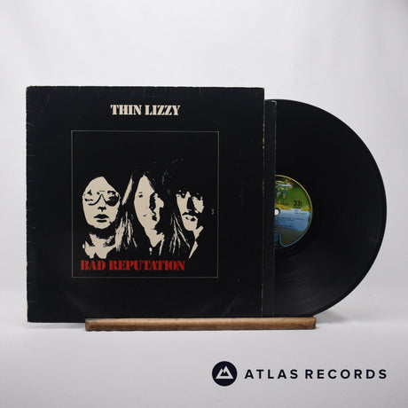 Thin Lizzy Bad Reputation LP Vinyl Record - Front Cover & Record