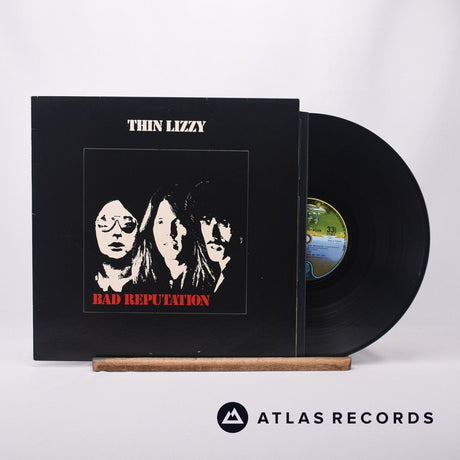 Thin Lizzy Bad Reputation LP Vinyl Record - Front Cover & Record