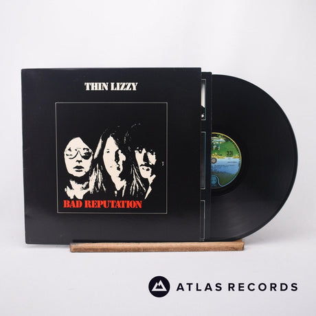 Thin Lizzy Bad Reputation LP Vinyl Record - Front Cover & Record
