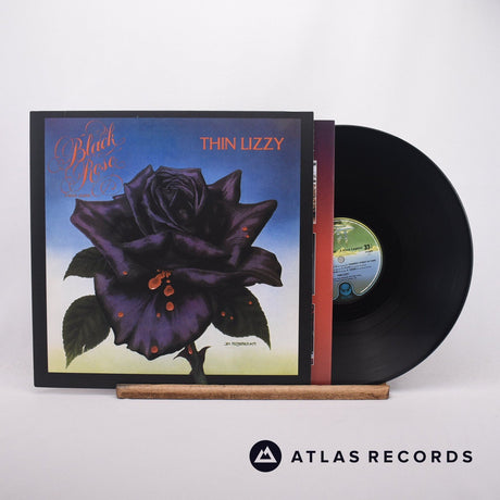 Thin Lizzy Black Rose LP Vinyl Record - Front Cover & Record