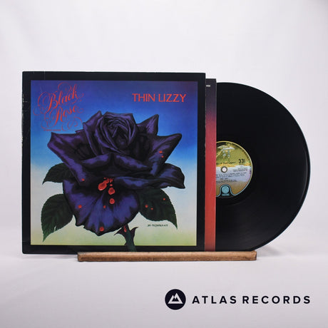 Thin Lizzy Black Rose LP Vinyl Record - Front Cover & Record