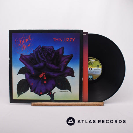 Thin Lizzy Black Rose LP Vinyl Record - Front Cover & Record
