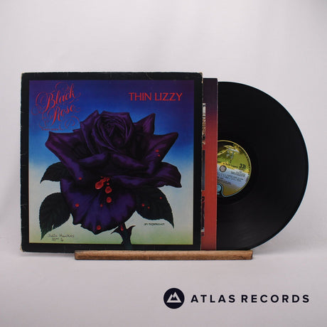 Thin Lizzy Black Rose LP Vinyl Record - Front Cover & Record