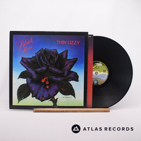 Thin Lizzy Black Rose LP Vinyl Record - Front Cover & Record