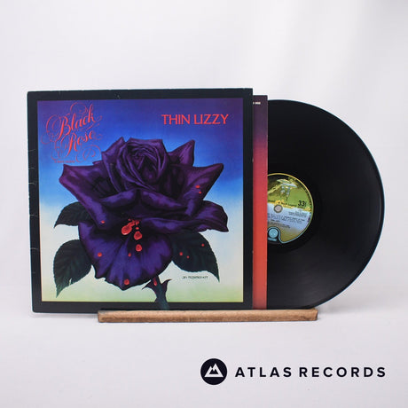 Thin Lizzy Black Rose LP Vinyl Record - Front Cover & Record