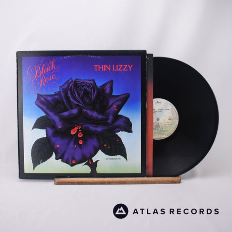 Thin Lizzy Black Rose LP Vinyl Record - Front Cover & Record