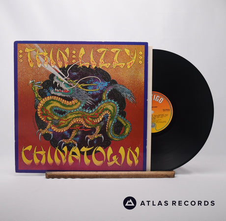 Thin Lizzy Chinatown LP Vinyl Record - Front Cover & Record