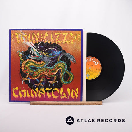 Thin Lizzy Chinatown LP Vinyl Record - Front Cover & Record