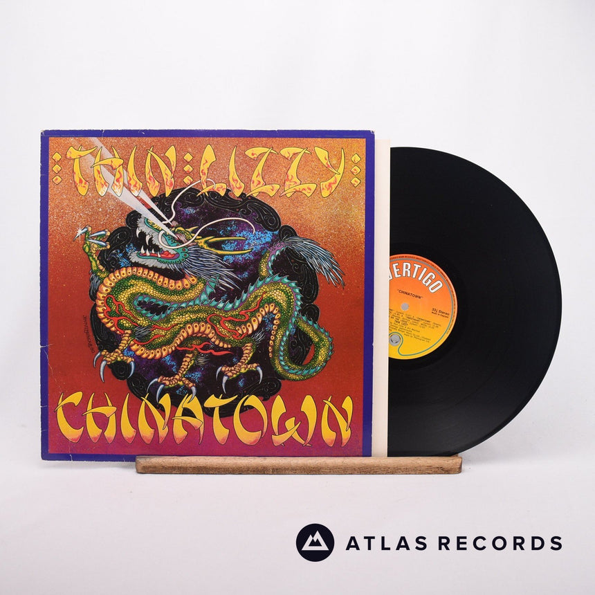 Thin Lizzy Chinatown LP Vinyl Record - Front Cover & Record