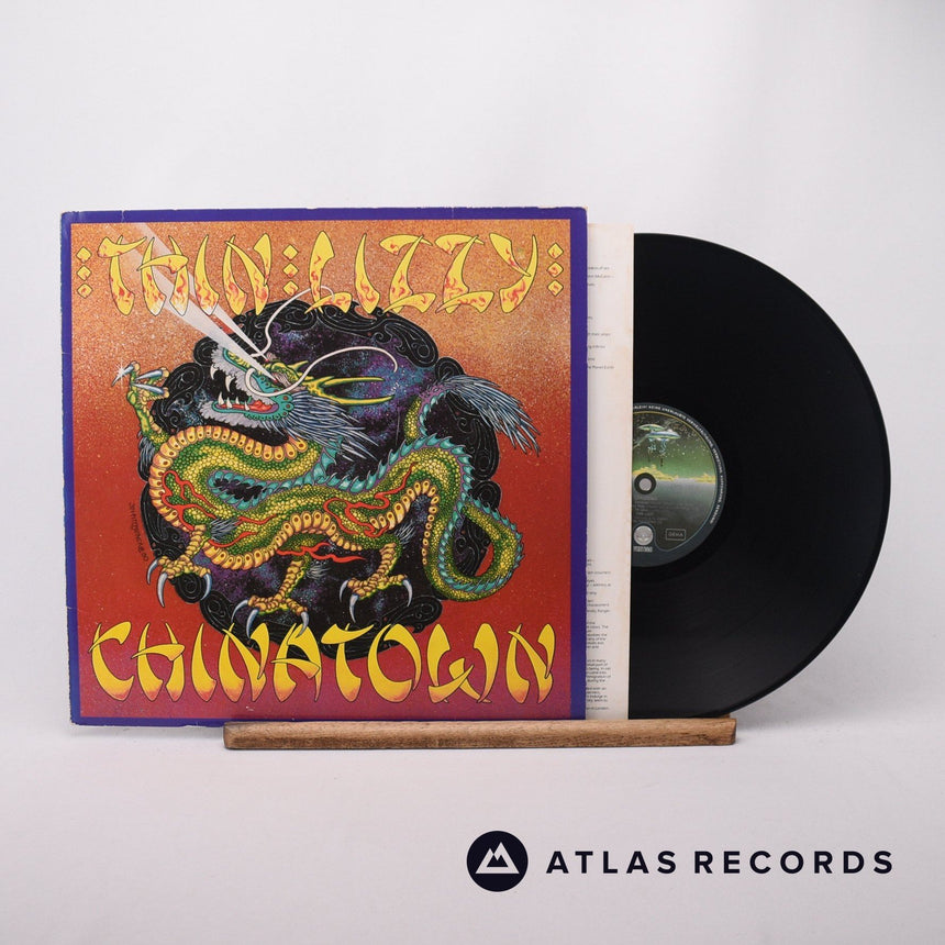 Thin Lizzy Chinatown LP Vinyl Record - Front Cover & Record