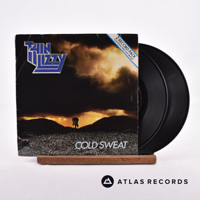 Thin Lizzy Cold Sweat 2 x 7" Vinyl Record - Front Cover & Record