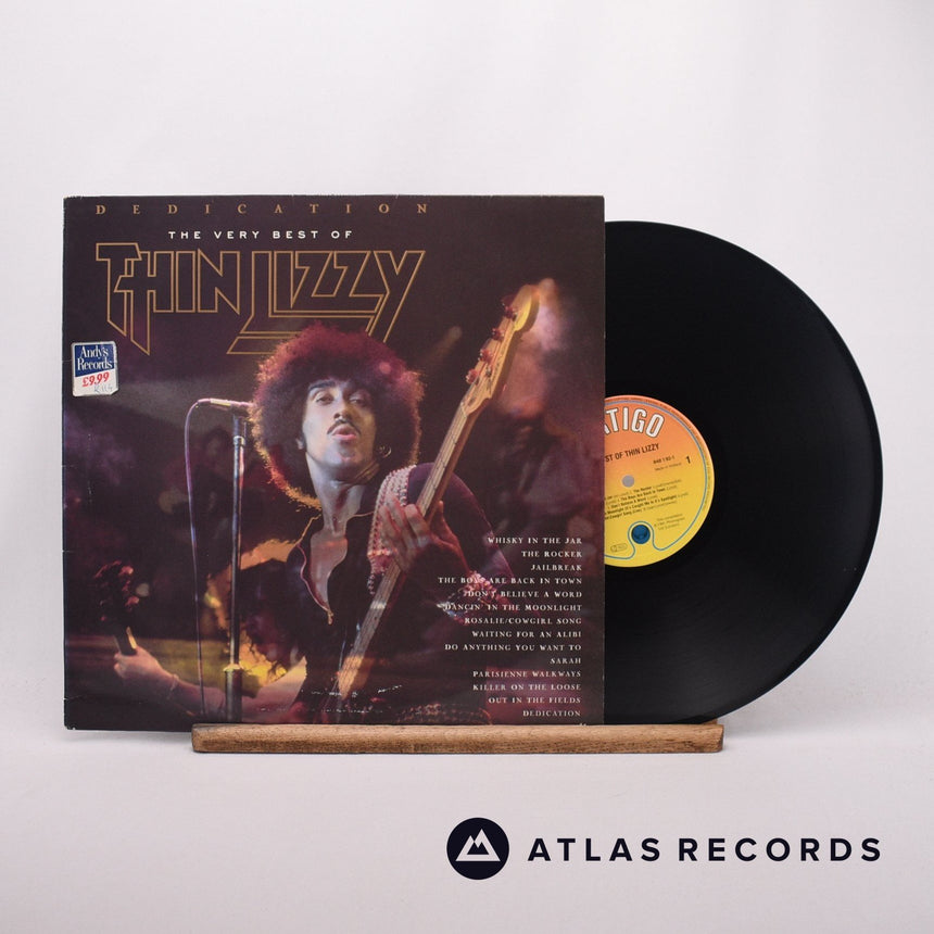 Thin Lizzy Dedication: The Very Best Of Thin Lizzy LP Vinyl Record - Front Cover & Record