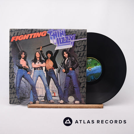Thin Lizzy Fighting LP Vinyl Record - Front Cover & Record