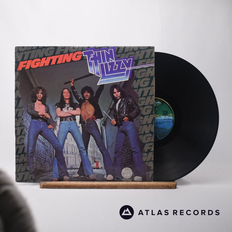 Thin Lizzy Fighting LP Vinyl Record - Front Cover & Record