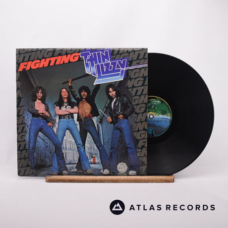 Thin Lizzy Fighting LP Vinyl Record - Front Cover & Record