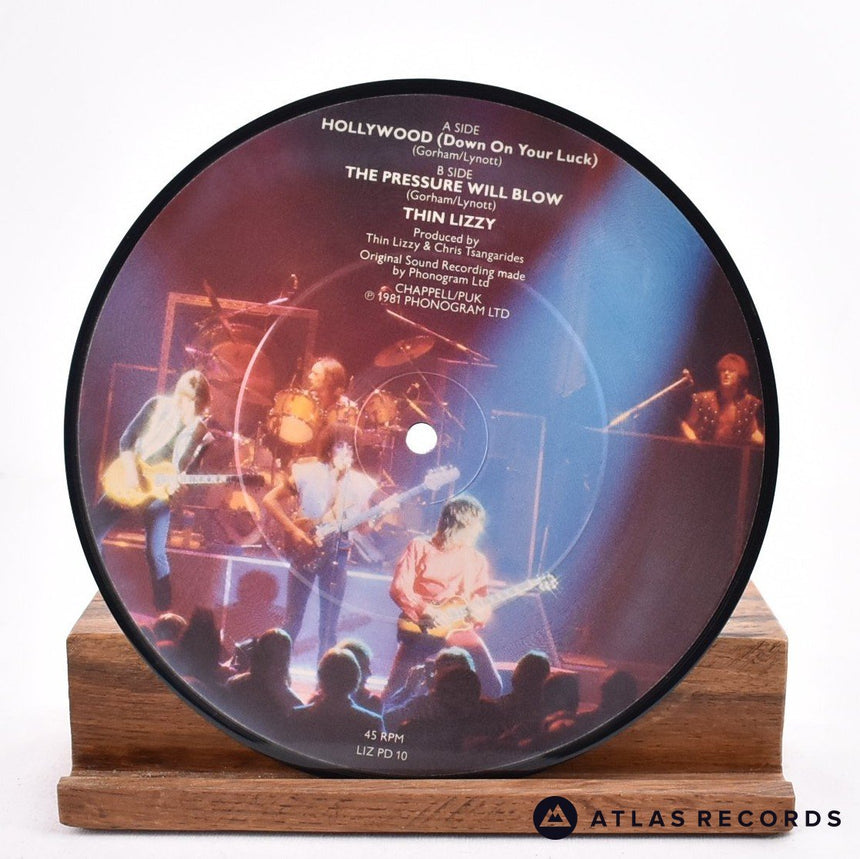 Thin Lizzy - Hollywood - Picture Disc 7" Vinyl Record - EX