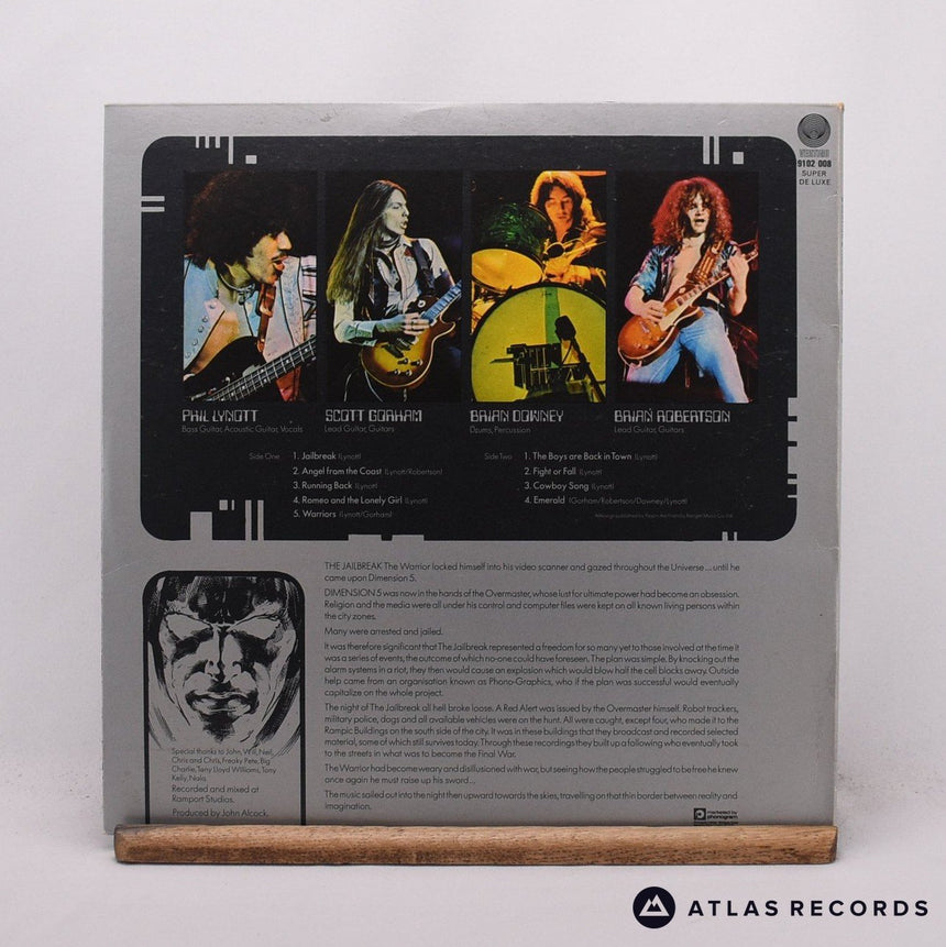 Thin Lizzy - Jailbreak - Die-Cut Sleeve LP Vinyl Record - EX/EX