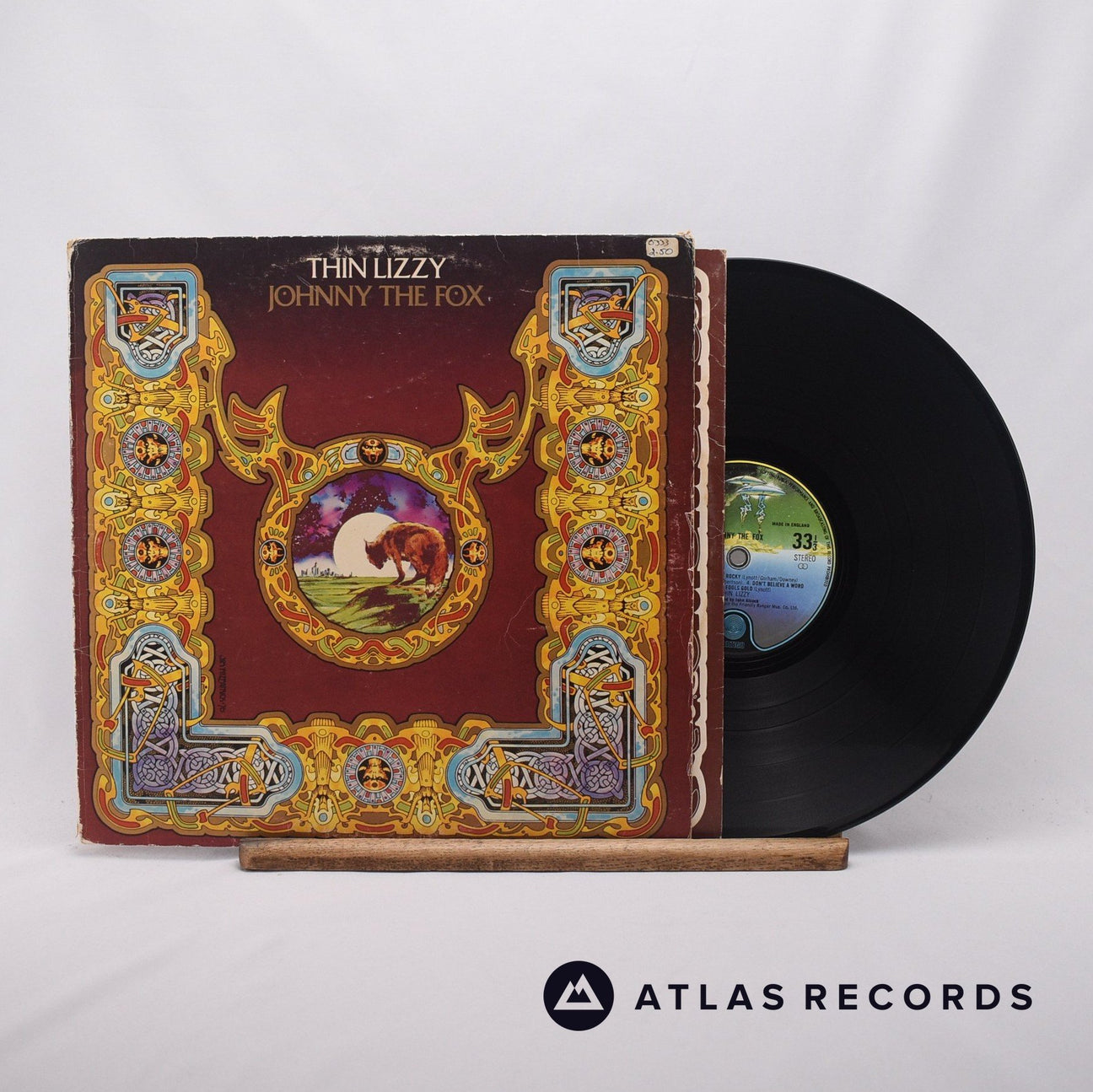 Thin Lizzy Johnny The Fox LP Vinyl Record - Front Cover & Record