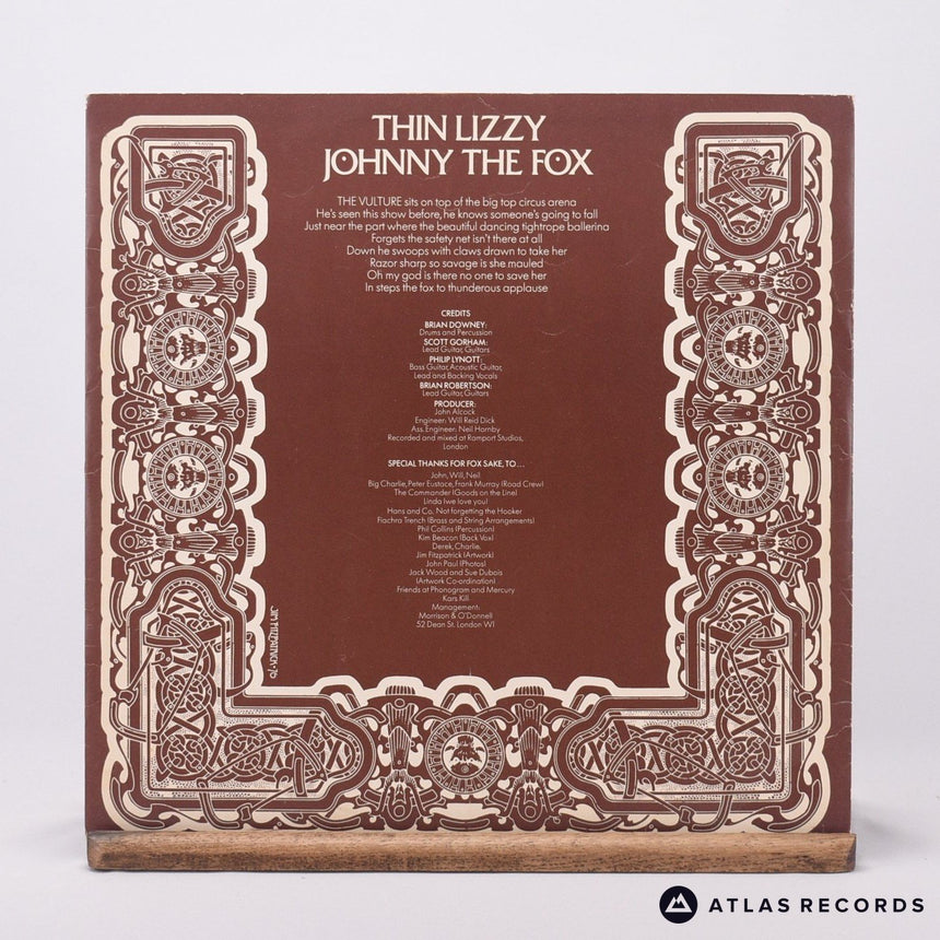 Thin Lizzy - Johnny The Fox - 1Y//3 2Y//2 LP Vinyl Record - VG+/VG+