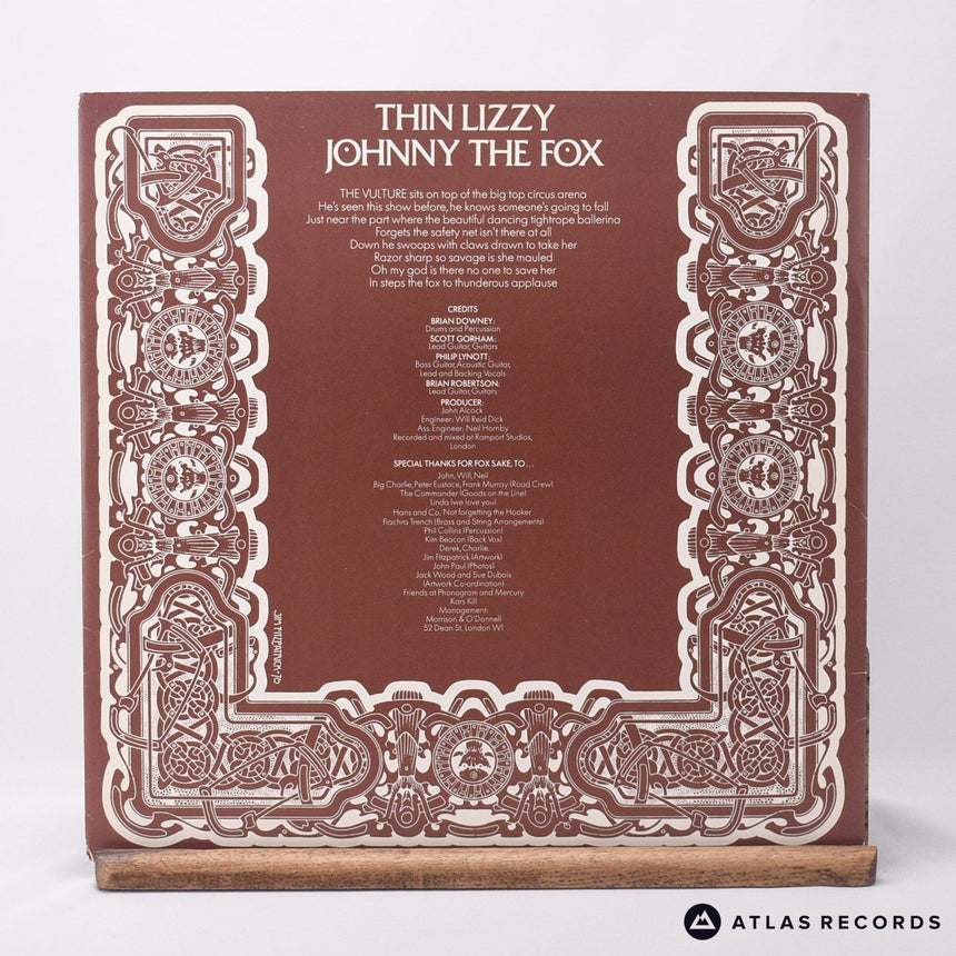 Thin Lizzy - Johnny The Fox - 1Y//1 2Y//2 LP Vinyl Record - VG+/VG+