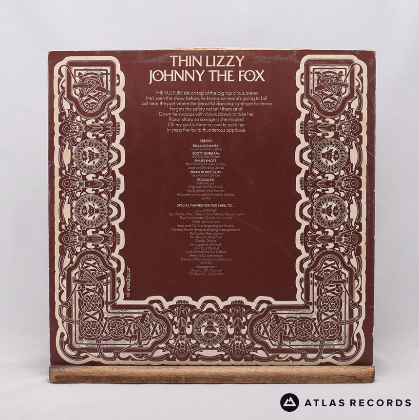 Thin Lizzy - Johnny The Fox - Bilbo 1Y//1 2Y//3 LP Vinyl Record - VG/VG+