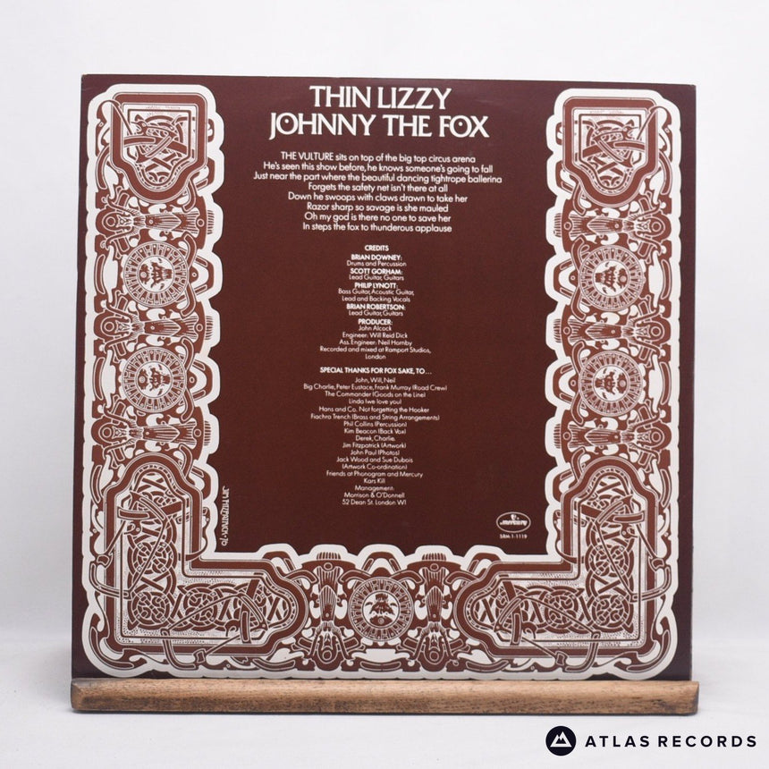 Thin Lizzy - Johnny The Fox - LP Vinyl Record - VG+/EX