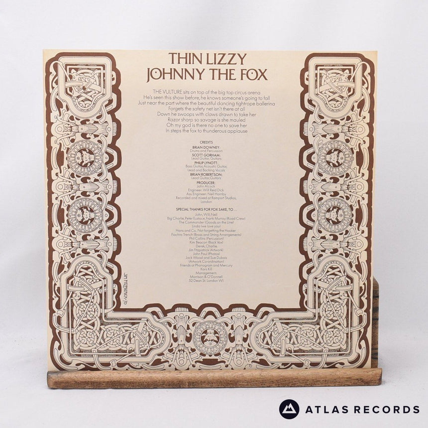 Thin Lizzy - Johnny The Fox - Insert Canada LP Vinyl Record - VG+/VG+