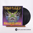 Thin Lizzy Killer On The Loose 2 x 7" Vinyl Record - Front Cover & Record