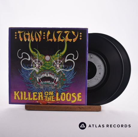 Thin Lizzy Killer On The Loose 2 x 7" Vinyl Record - Front Cover & Record