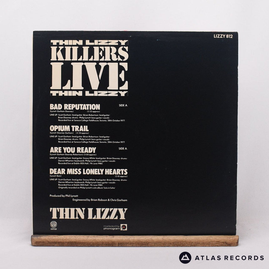 Thin Lizzy - Killers Live - Townhouse 12" Vinyl Record - EX/EX