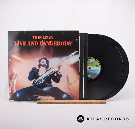 Thin Lizzy Live And Dangerous 2 x LP Vinyl Record - Front Cover & Record