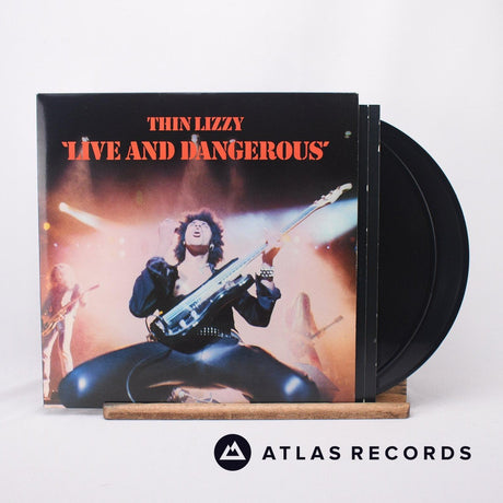 Thin Lizzy Live And Dangerous 2 x LP Vinyl Record - Front Cover & Record