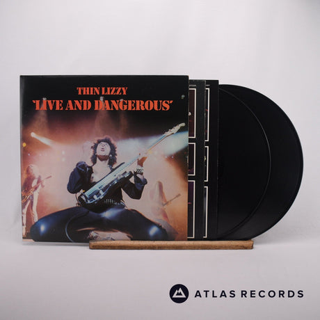 Thin Lizzy Live And Dangerous 2 x LP Vinyl Record - Front Cover & Record