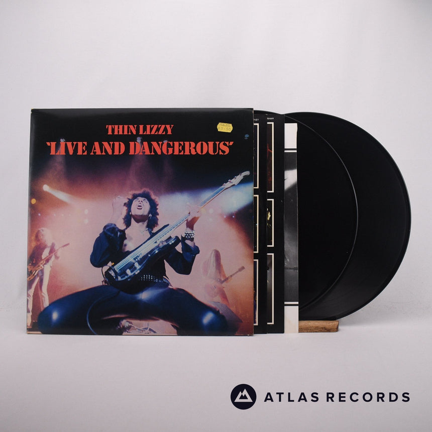 Thin Lizzy Live And Dangerous 2 x LP Vinyl Record - Front Cover & Record