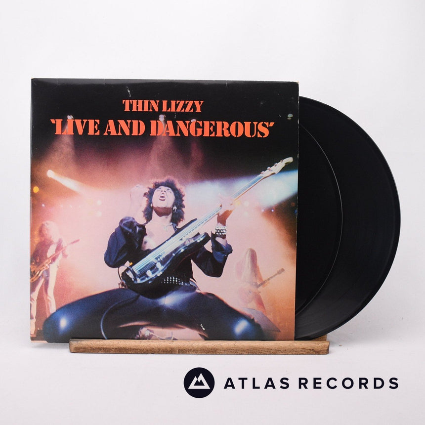 Thin Lizzy Live And Dangerous 2 x LP Vinyl Record - Front Cover & Record