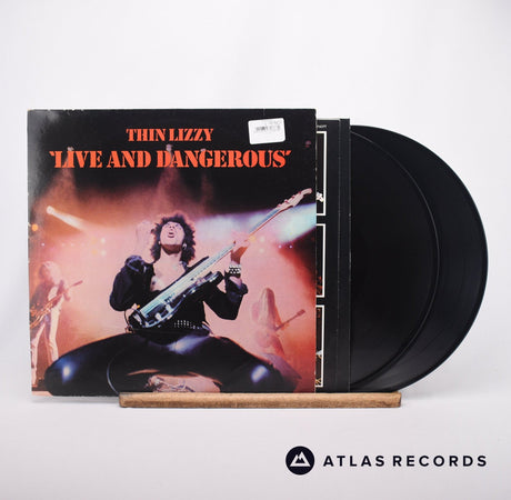 Thin Lizzy Live And Dangerous 2 x LP Vinyl Record - Front Cover & Record